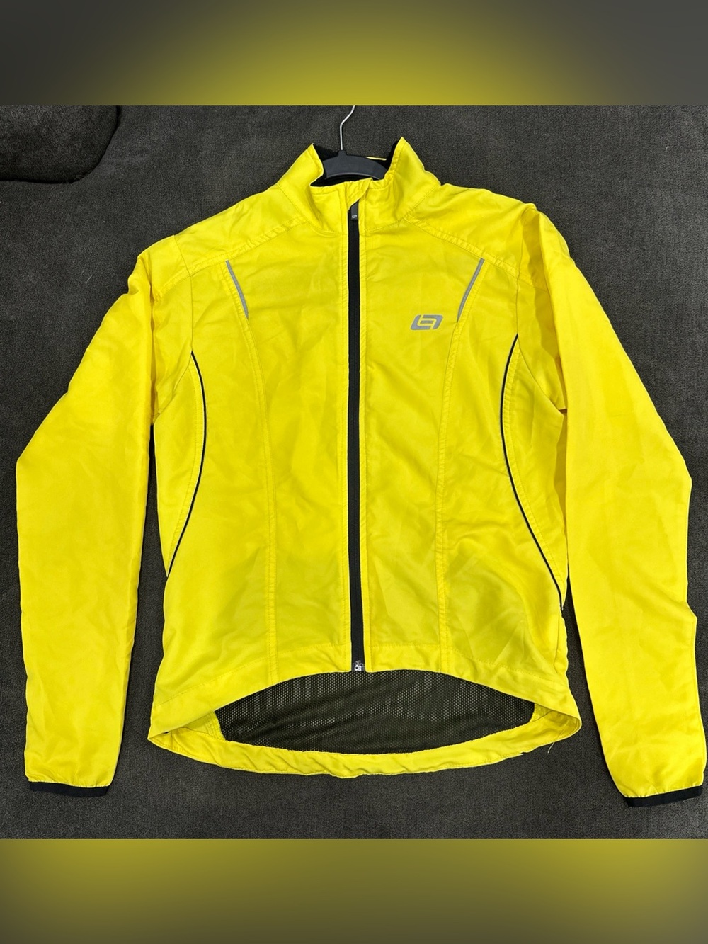 BELLWETHER Velocity Lightweight Windbreaker Jacket High Visibility Light S